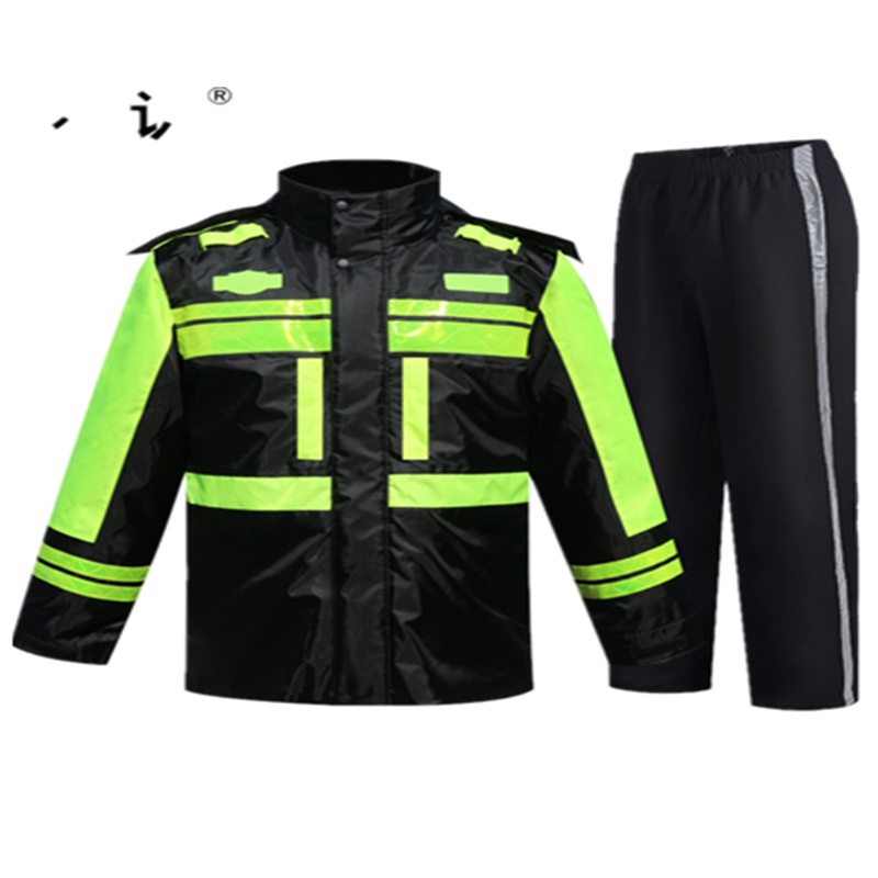 苏识 S-S035 反光棉袄 安全警示反光防水雨衣防寒服 反光执勤雨衣 (计价单位:件)青