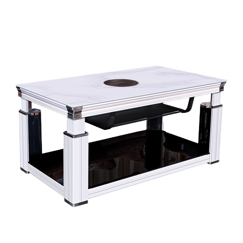 升降取暖桌电暖桌茶几电烤炉家用长方形取暖器