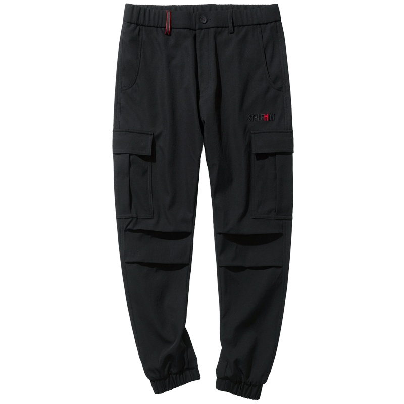 千纸鹤休闲裤男2019秋季新款时尚潮流舒适宽松速干束脚裤70226