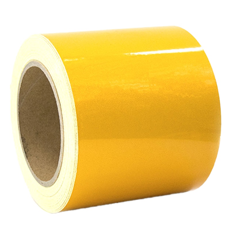 安全通道警示地贴 高强度耐碾压PET材料 50mm*47.5m 单卷装