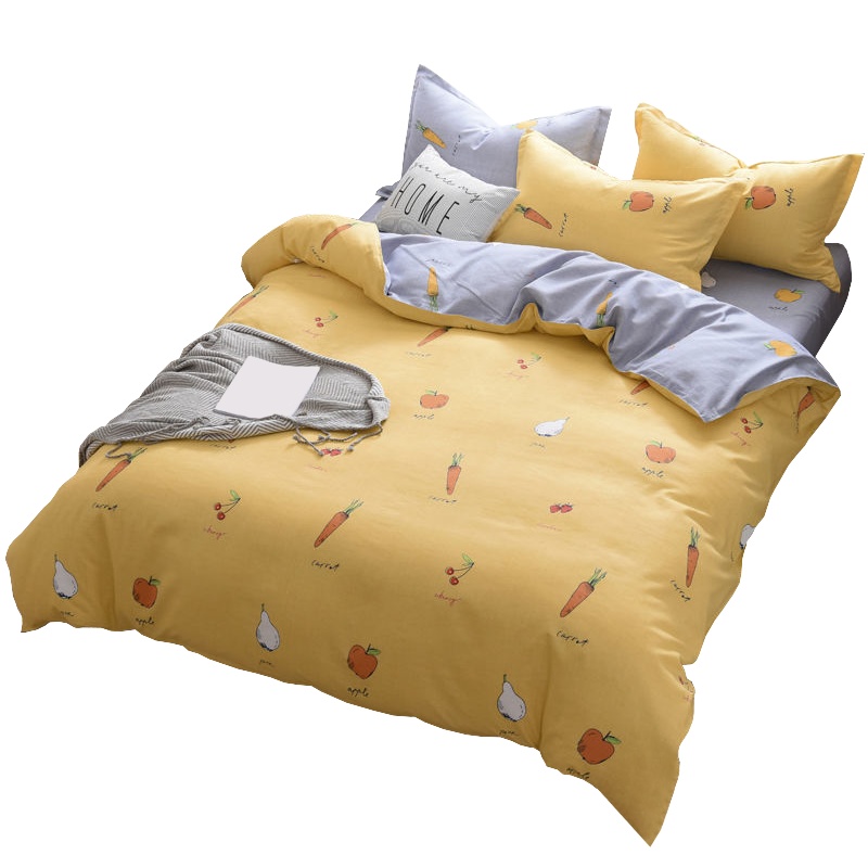 2.2*2m加厚贡棉磨毛工艺床上四件套 DX1209 被套床单枕套被罩床上用品套装(单位:套)