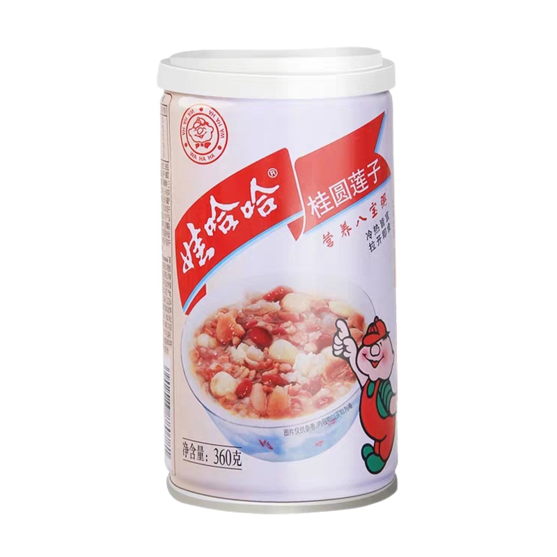 娃哈哈桂圆莲子八宝粥360g(箱装)9罐 五谷营养早餐 清甜不腻 方便速食粥