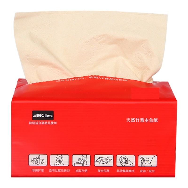 3MC 理文本色抽纸304张 6包/提 单提价格 8提/箱 单箱价格