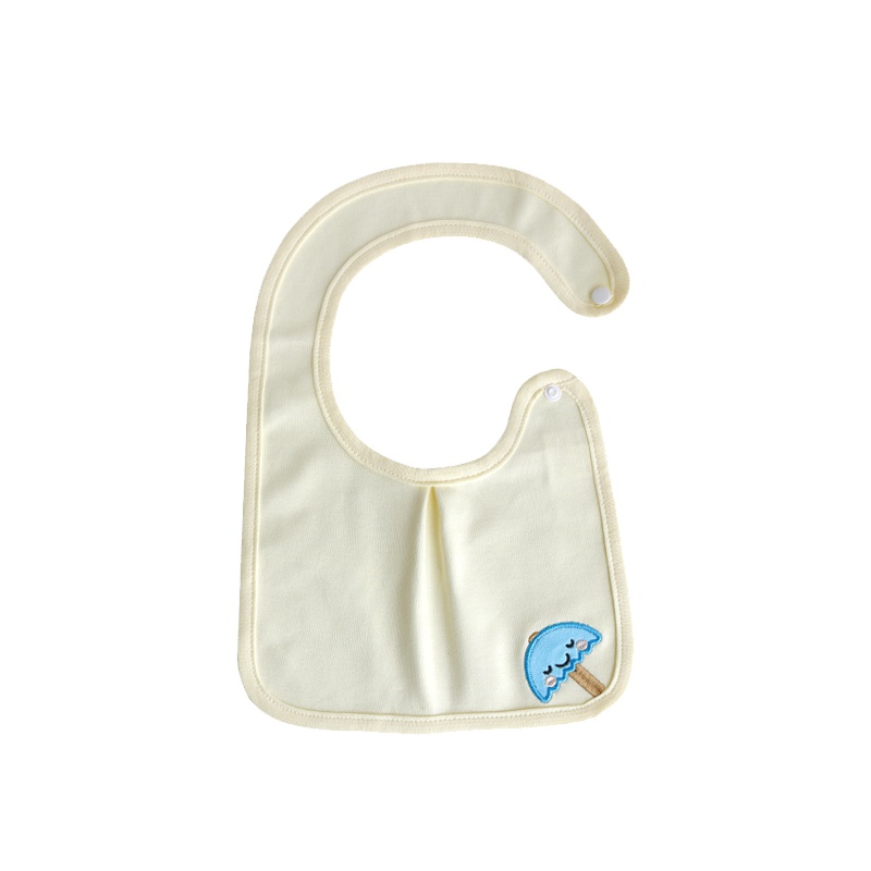 思萌SMOOMS婴儿挂脖围嘴 宝宝纯棉防水吃饭兜 亲肤舒适口水巾