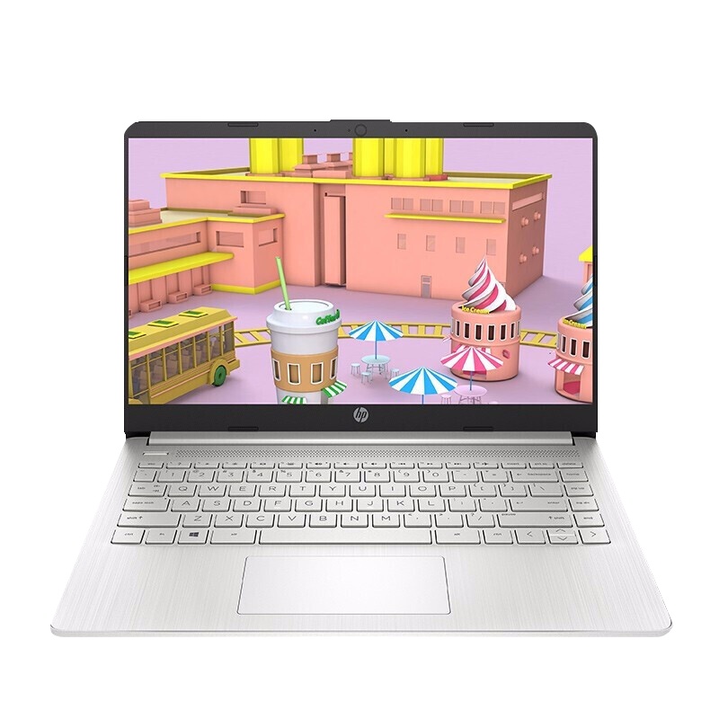 [2021新品]惠普(HP)星14S 青春版 FR1002AU 14.0英寸超轻薄笔记本电脑定制版(R5-5500U 16G 1TB 高色域全面屏)静谧银