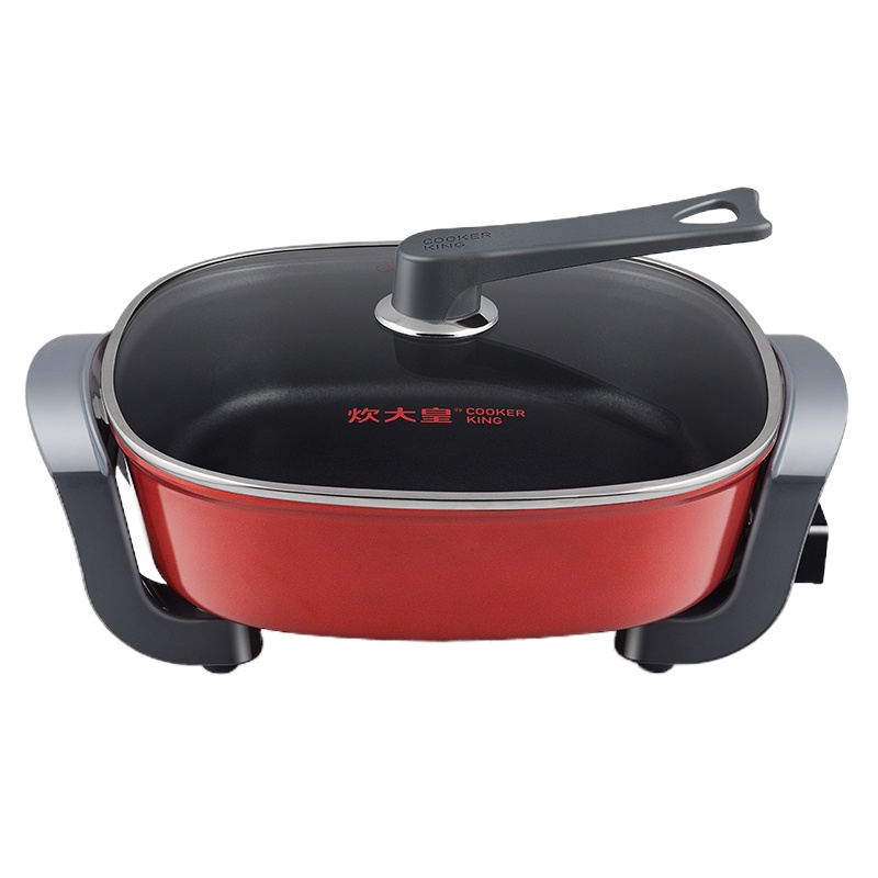 炊大皇(COOKER KING) 电火锅多功能韩式电火锅 家用小火锅五档控 易洗不粘锅K2828