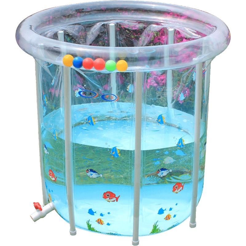 诺澳透明彩绘婴儿游泳池宝宝游水池游乐池