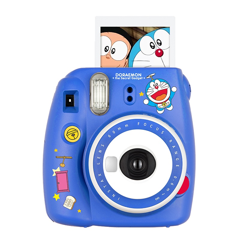 富士(FUJIFILM)INSTAX 立拍立得 一次成像胶片相机 mini9哆啦A梦 富士定制款 套餐一(含10张相纸)