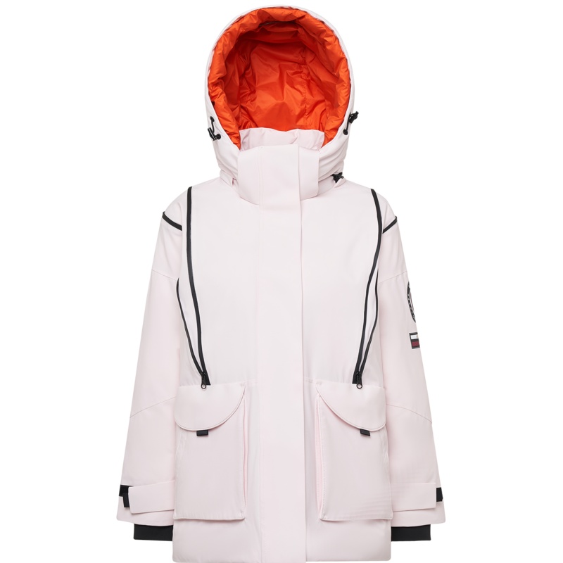 波司登羽绒服女时尚工装风鹅绒防风保暖冬季中长款B90142060