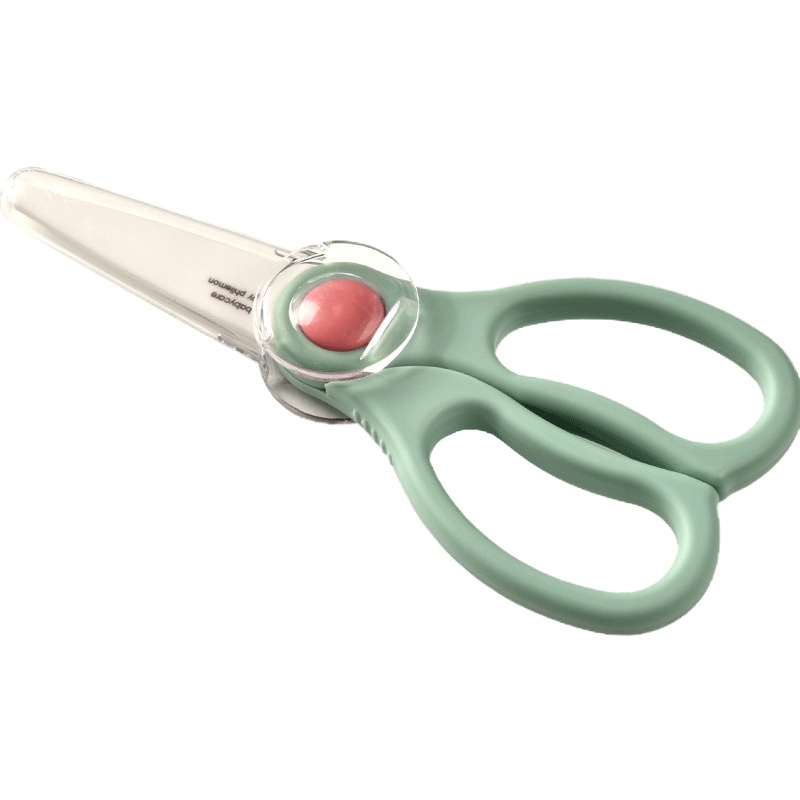 babycare陶瓷辅食剪 婴儿宝宝食物研磨器 儿童辅食工具辅食剪刀樱粉2380