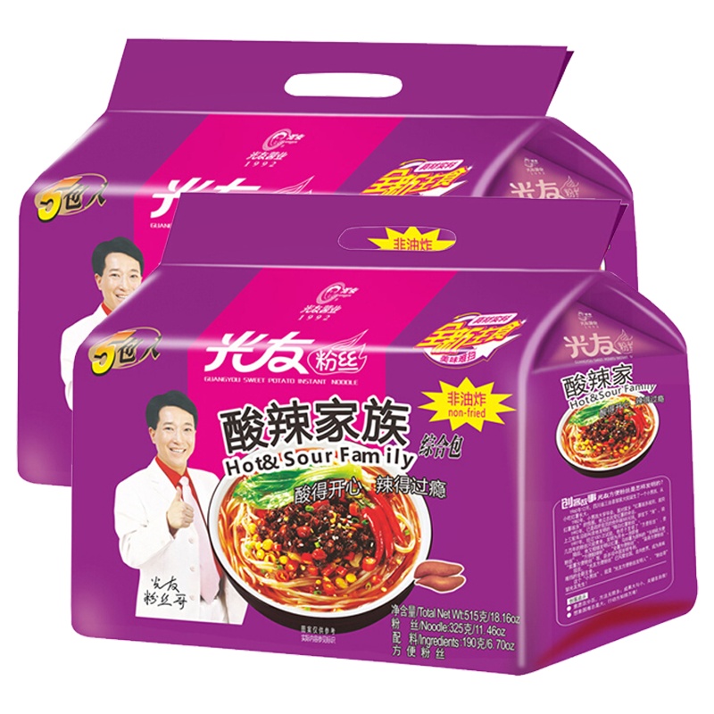光友 酸辣家族5口味装组合装 103g*5袋/ 包 *2包组合装