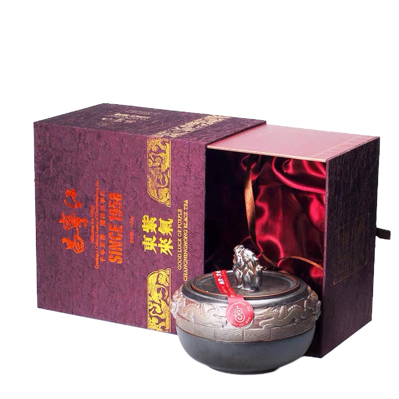 昌宁红紫气东来100g滇红茶特级云南红茶古树茶叶罐装礼盒工夫红茶