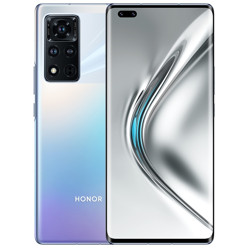 荣耀(honor)荣耀V40 5G全网通版 8GB+256GB 钛空银 10亿色视网膜级超感屏 超级快充 5000万超感光影像 移动联通电信5G全网通手机
