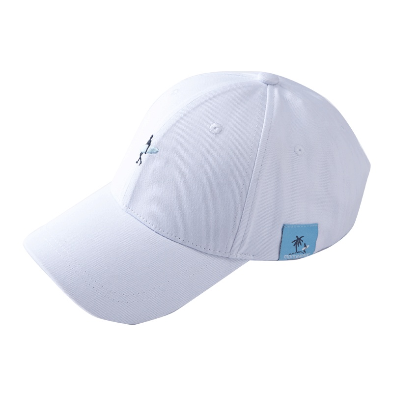 蒙蒂埃莫简洁舒适透气全棉纯色男女通用可调节鸭舌棒球帽