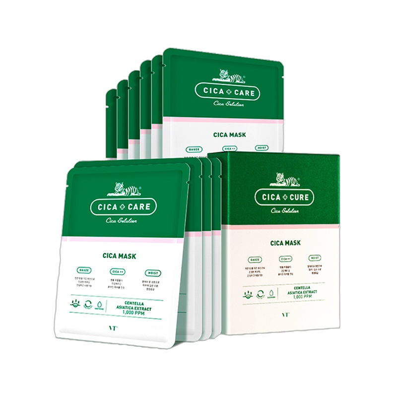 VT 范特 CICA 抗痘舒缓保湿 面膜 10片/盒 舒缓修复