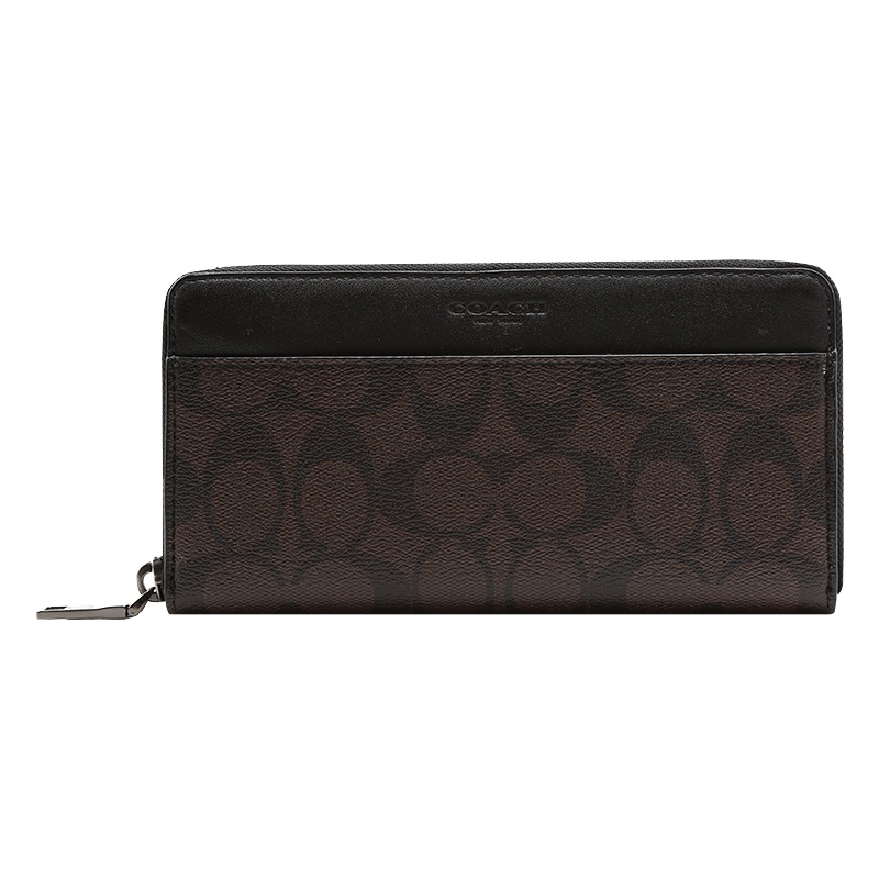 COACH蔻驰新品男士时尚C纹长款钱包钱夹男包 58112