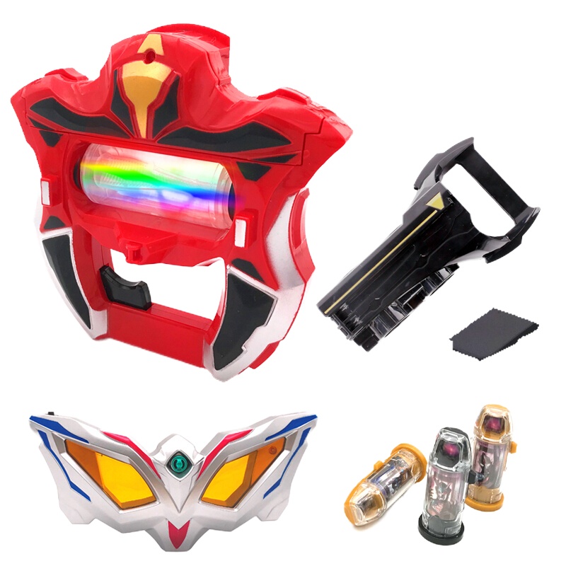 泽塔奥特曼升华器变身器贝塔赛罗弟子捷德玩具召唤器套装卡片 升华器+收纳腰带4胶囊