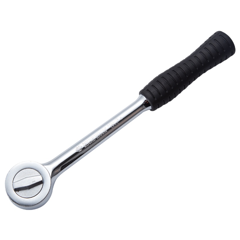 蓝带 1/2"DR. 45齿胶套握把可逆圆头棘轮扳手 4725-10GR