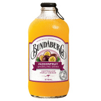 澳洲进口 Bundaberg宾得宝 百香果味含气苏打水饮料 375ml/瓶