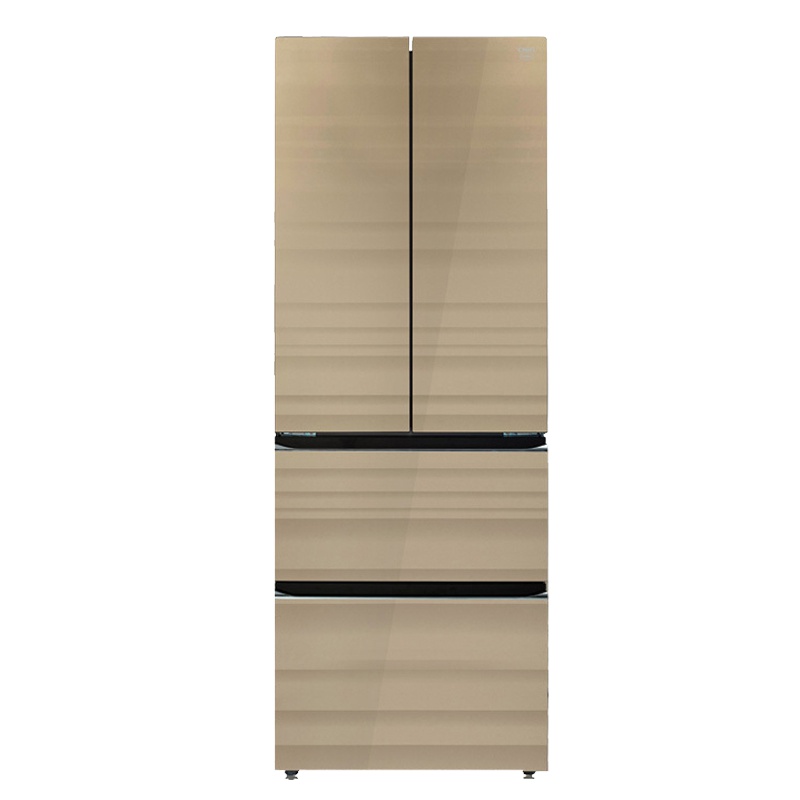 美菱(MELING) BCD-368WUPBA 368升M鲜生 多门冰箱 变频无霜 玻璃面板 牛肉保汁99天(米雅金棕)