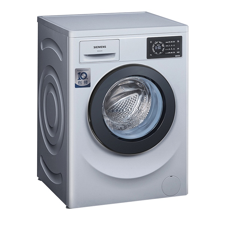SIEMENS/西门子 9公斤大容量 除菌家用变频滚筒洗衣机 WG42A2Z81W