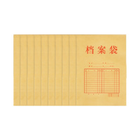 得力(deli) 5953牛皮纸档案袋(混浆)(米黄色)J(10只/包)(包)