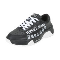 范思哲 VERSACE JEANS COUTURE 男士 皮革系带休闲运动鞋E0YWASF3 71987