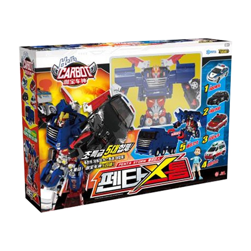 买奇酷咖宝车神变形汽车儿童变形机器人玩具小男孩女孩金刚变形精英版卡宝五合体重装巨人HCL004