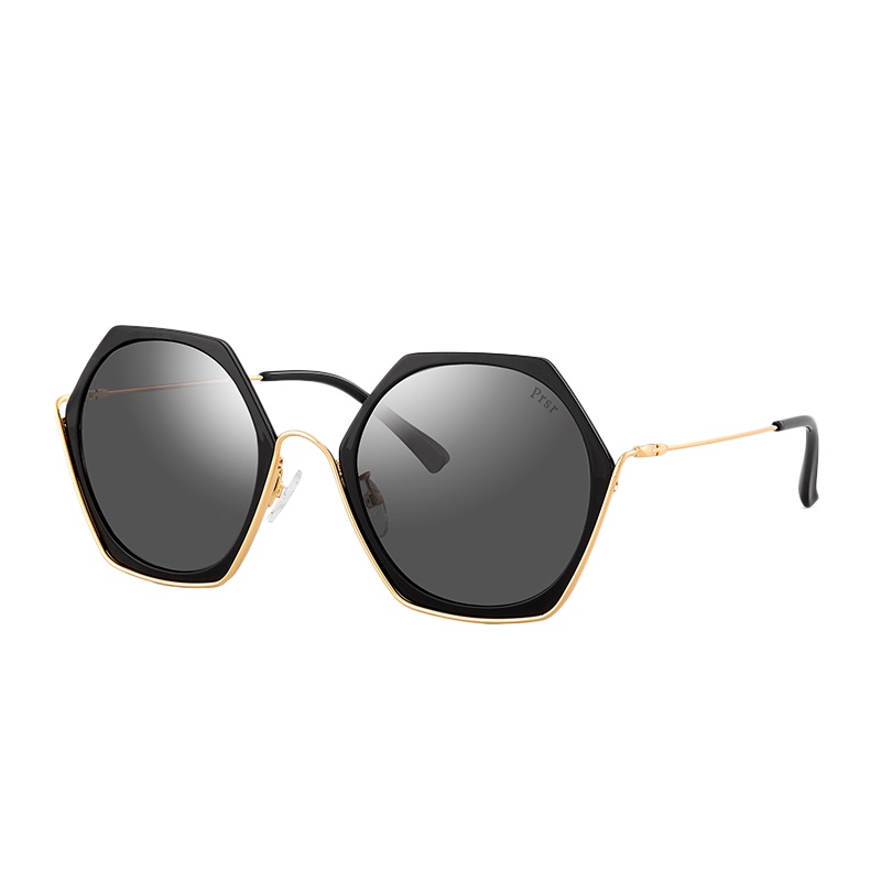 帕莎太阳镜女韩版时尚潮流大框复古多边形圆框墨镜偏光镜