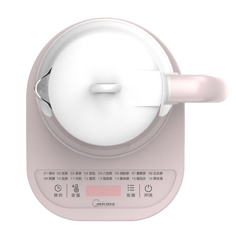 美的(Midea)电水壶养生壶煮茶壶电热水壶热水壶花茶壶1.5L烧水壶MK-GE1531