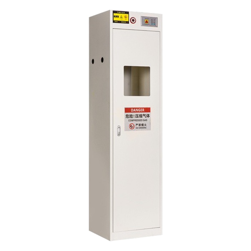 永格实验室工业防火防爆柜危化品化学品储存柜毒麻柜带报警全钢气瓶柜二代报警器单瓶