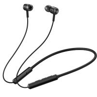 小米蓝牙耳机Line Free挂绕脖戴式入耳式无线连接高音质适用黑色 快充长续航防滑落