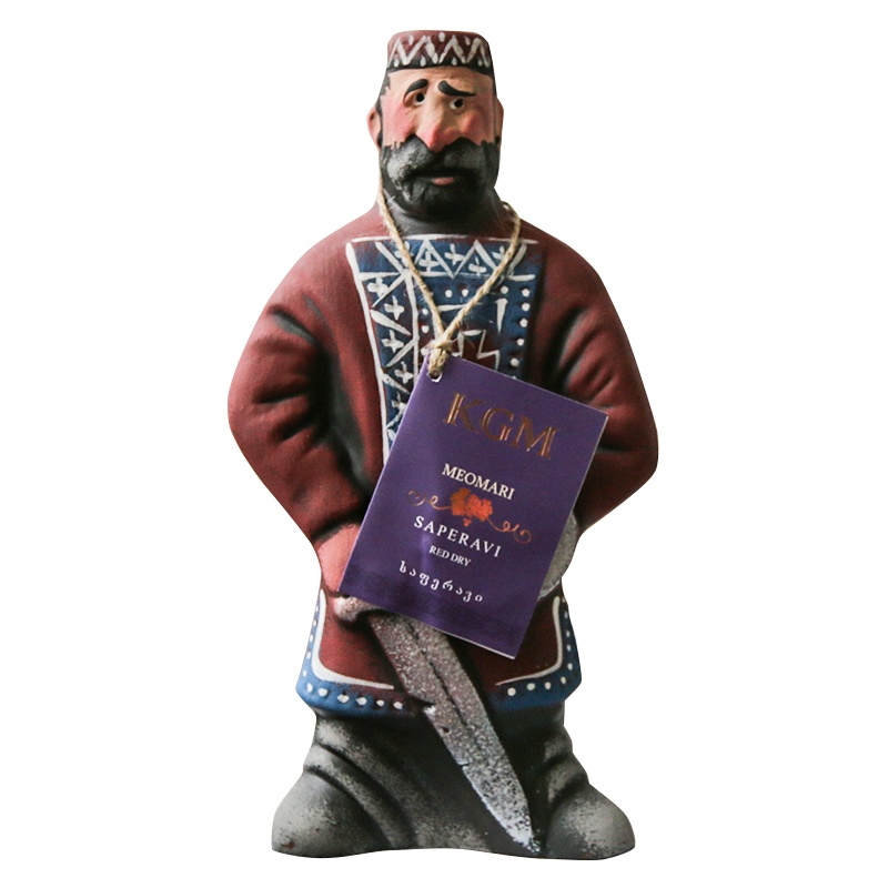 格鲁吉亚 原瓶进口手工陶罐 萨别拉维 护卫干红葡萄酒 750ml*1