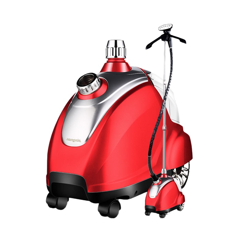 上海红心蒸汽挂烫机YSH-2713红色额定功率2000W挂烫平烫两用烫斗商用挂烫机家用手持单杆全铜内核 2.3L水箱