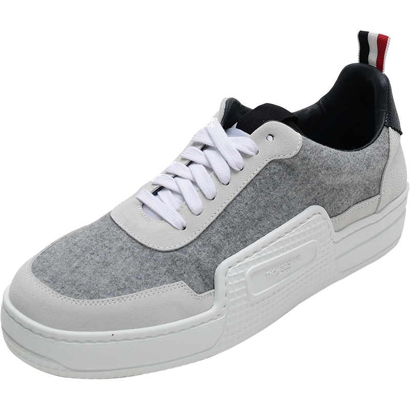 THOM BROWNE 汤姆·布朗 男士织物配皮休闲运动鞋篮球鞋 MFD199A 02519