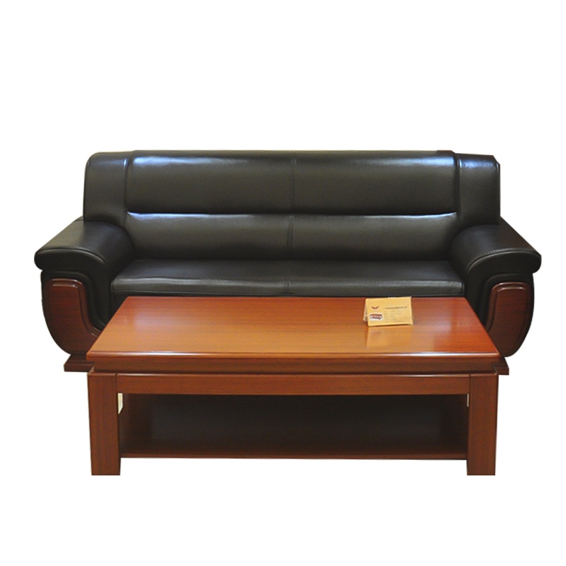 鸿业盛大FSS-040办公沙发办公室洽谈区会议皮艺沙发老板三人位沙发