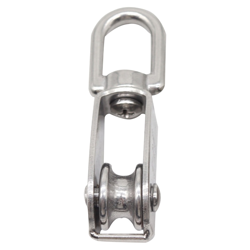 冰禹 SNll-84 304不锈钢单滑轮 钢丝绳牵引轮链条 起重定滑轮 M20(单) *2个