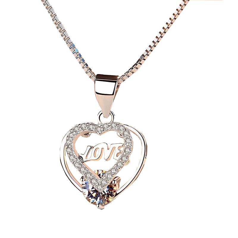 依帝魅手链S925纯银双层手链女 韩版简约个性时尚森系波浪形手饰送女友礼物锁骨链项链创意礼品情人节礼物