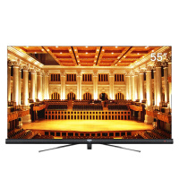 TCL 55C6 55英寸4K超清哈曼卡顿音响智能语音全面屏新款剧院电视机