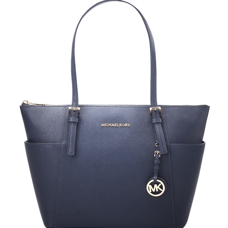 Michael Kors/迈克·科尔斯 女士双耳朵银扣托特单肩包 30F2STTT8L