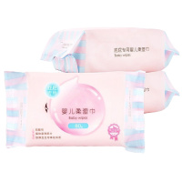 晨鸣(CHENMING) 柔和亲肤 盖装无细菌 80抽 湿纸巾 4包装 HD
