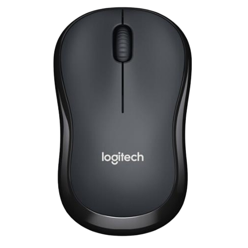 M220 鼠标 无线鼠标 办公鼠标 静音鼠标 对称鼠标 灰黑色 带无线2.4G接收器