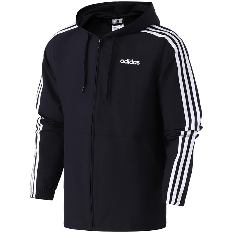 阿迪达斯男服夹克外套连帽开衫休闲运动服DQ3066