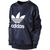 adidas阿迪达斯三叶草女子卫衣梭织休闲运动服BP9387 30 蓝色