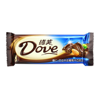 德芙(Dove) 榛仁巴旦木及葡萄干巧克力 43G*6/支装 休闲 零食