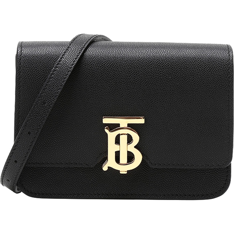 BURBERRY 博柏利 女款皮质TB专属标识锁扣包手拿包单肩斜挎包 80206081