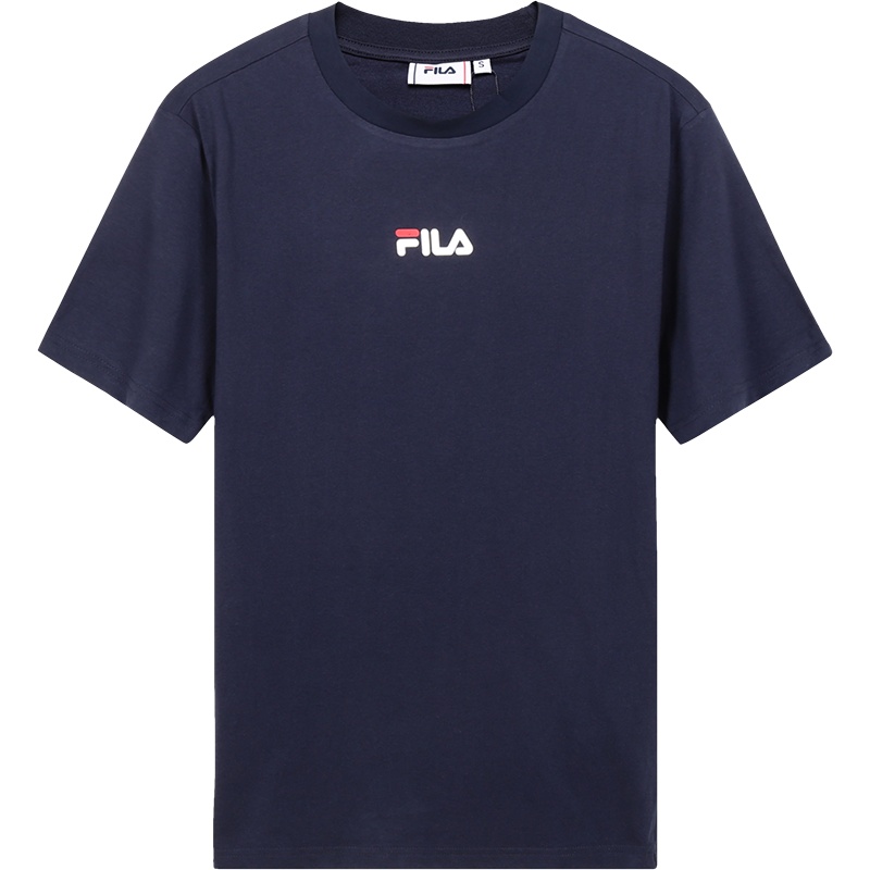 FILA 斐乐 男士 棉质圆领短袖T恤 687990