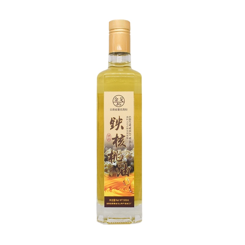 [一座保山]云南特产野生铁核桃油礼盒500ml*2