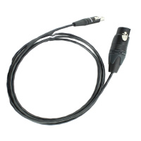 欧隆(OULONG) 演出3芯mini卡侬公转大卡农母头大转小腰包话筒MINI音频连接线XLR 15米长