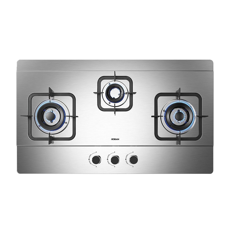 老板(Robam)4.2kW灶具自营双眼灶煤气灶单灶具燃气灶嵌入式灶煤气炉不锈钢灶台带熄火保护三眼灶9G23(液化气灶)